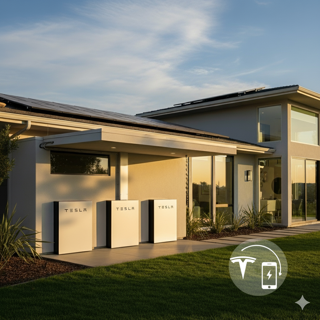 Tesla Powerwall Widget website screenshot